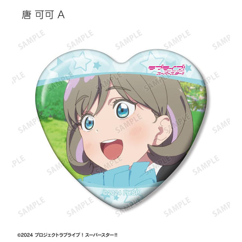 『ラブライブ!スーパースター!!』トレーディング 唐 可可オンリー 場面写ハート型缶バッジ(単位/BOX)